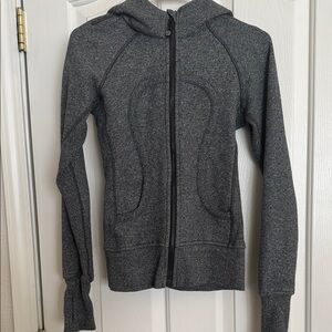 Vintage Lululemon Classic Scuba Hoodie in Gray Zip-Up Jacket